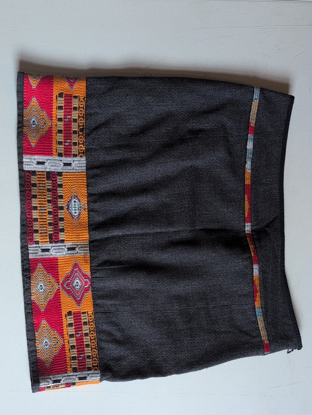 Embroidered Mini Skirt
